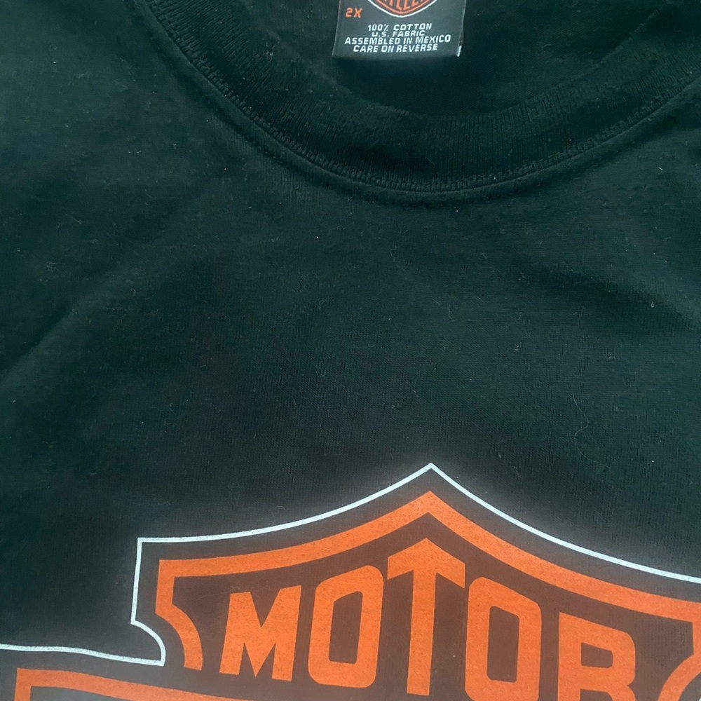 Harley-Davidson Texas Graphic Tee in Black and Red